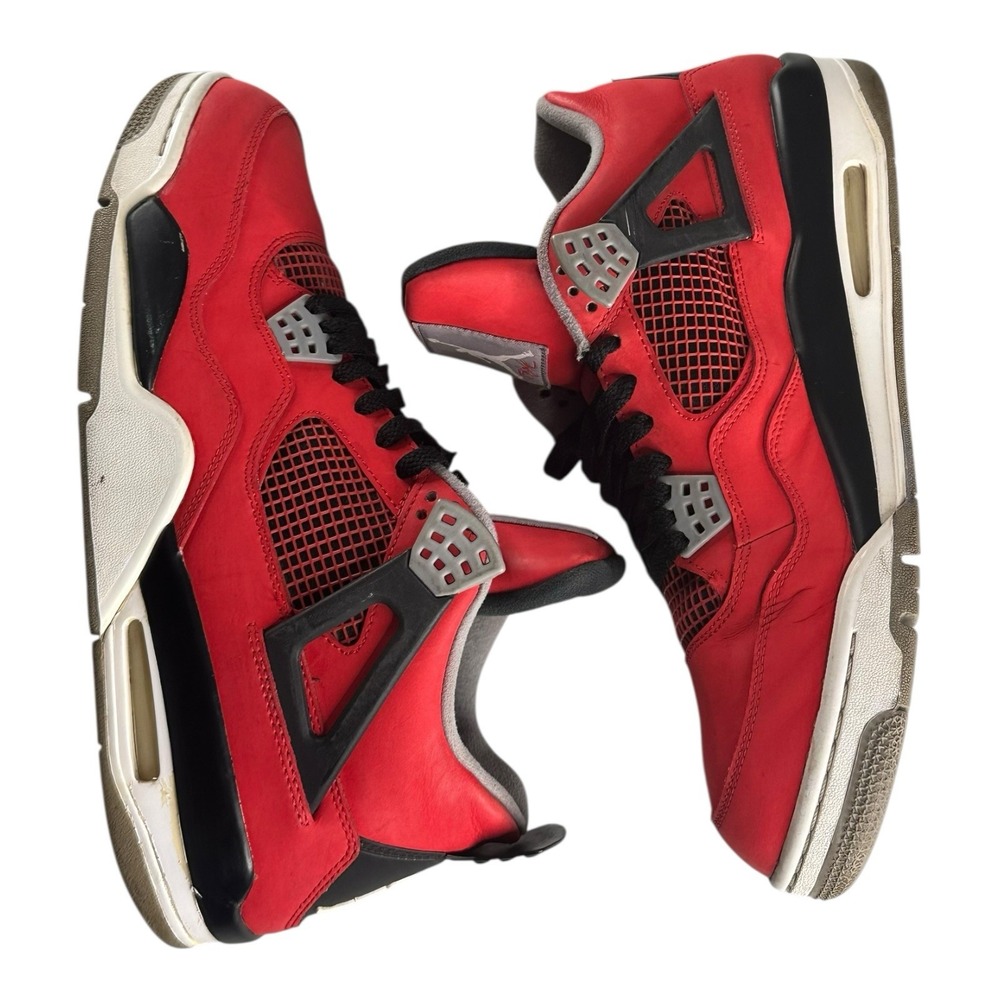 Size 12- Jordan 4 Retro Toro Bravo 2013‎ Men's Limited Rare EUC Chicago Bred Red - Picture 8 of 12